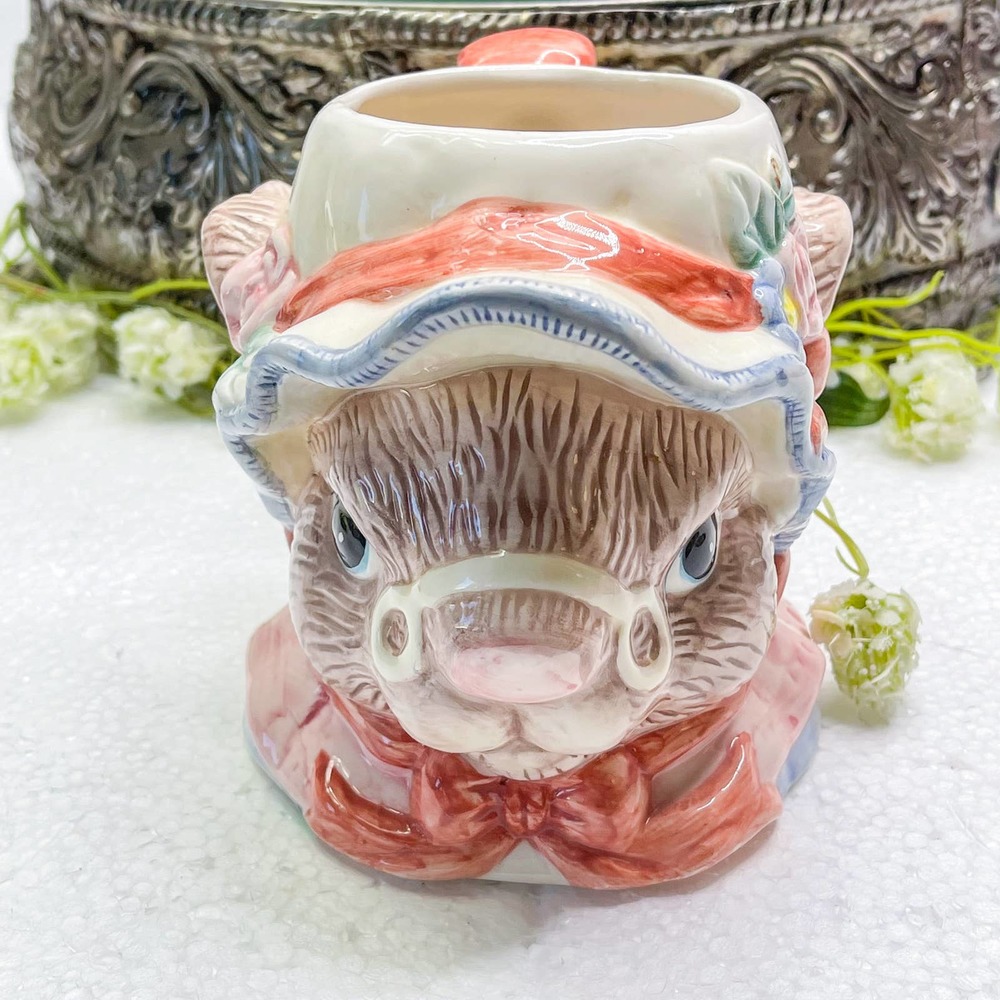 Vintage 3D Rabbit Décor Mug - Easter WLC